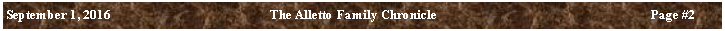 Text Box: September 1, 2016	The Alletto Family Chronicle	Page ##